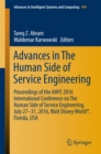 Advances in The Human Side of Service Engineering : Proceedings of the AHFE 2016 International Conference on The Human Side of Service Engineering, July 27-31, 2016, Walt Disney World(R), Florida, USA - eBook