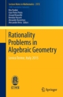 Rationality Problems in Algebraic Geometry : Levico Terme, Italy 2015 - eBook