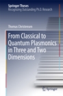From Classical to Quantum Plasmonics in Three and Two Dimensions - eBook