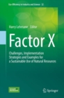 Factor X : Challenges, Implementation Strategies and Examples for a Sustainable Use of Natural Resources - eBook