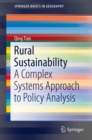 Rural Sustainability : A Complex Systems Approach to Policy Analysis - Book