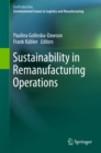 Sustainability in Remanufacturing Operations - eBook