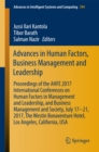 Advances in Human Factors, Business Management and Leadership : Proceedings of the AHFE 2017 International Conferences on Human Factors in Management and Leadership, and Business Management and Societ - eBook