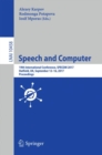 Speech and Computer : 19th International Conference, SPECOM 2017, Hatfield, UK, September 12-16, 2017, Proceedings - eBook