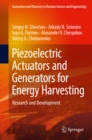 Piezoelectric Actuators and Generators for Energy Harvesting : Research and Development - eBook