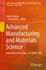 Advanced Manufacturing and Materials Science : Selected Extended Papers of ICAMMS 2018 - eBook