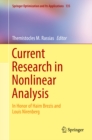 Current Research in Nonlinear Analysis : In Honor of Haim Brezis and Louis Nirenberg - eBook