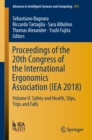 Proceedings of the 20th Congress of the International Ergonomics Association (IEA 2018) : Volume II: Safety and Health, Slips, Trips and Falls - eBook