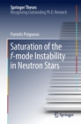 Saturation of the f-mode Instability in Neutron Stars - eBook