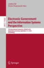 Electronic Government and the Information Systems Perspective : 7th International Conference, EGOVIS 2018, Regensburg, Germany, September 3-5, 2018, Proceedings - eBook
