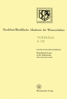 Manichaische Kunst an der Seidenstrae: Alte und neue Funde : 378. Sitzung am 23. November 1994 in Dusseldort - eBook