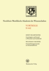 Gerechtigkeit und Fairne in Wirtschaft und Gesellschaft. Entstaatlichungspotentiale im Hochschulbereich : 441. Sitzung am 4. November 1992 in Dusseldorf - eBook
