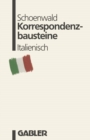 Korrespondenzbausteine Italienisch : ubersetzt von Maria Cristina Prischich - eBook