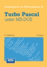 Turbo Pascal unter MS-DOS - eBook