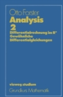 Analysis 2 : Differentialrechnung im Rn, gewohnliche Differentialgleichungen - eBook