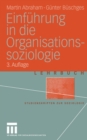 Einfuhrung in die Organisations-soziologie - eBook