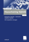 Klausurtraining Statistik : Deskriptive Statistik - Stochastik - Induktive Statistik - eBook