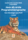 Java als erste Programmiersprache : Vom Einsteiger zum Profi - eBook