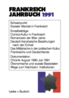 Frankreich-Jahrbuch 1991 : Politik, Wirtschaft, Gesellschaft, Geschichte, Kultur - eBook