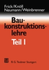 Baukonstruktionslehre : Teil 1 - eBook