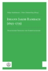 Johann Jakob Rambach (1693-1735) : Praktischer Theologe und Schriftausleger - eBook