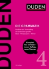 Duden - Die Grammatik : Struktur und Verwendung der deutschen Sprache. Satze - Wortgruppen - Worter - eBook