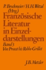 Franzosische Literatur in Einzeldarstellungen, Band 3: Von Proust bis Robbe-Grillet - eBook