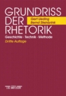 Grundriss der Rhetorik : Geschichte - Technik - Methode - eBook