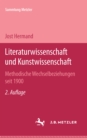 Literaturwissenschaft und Kunstwissenschaft : Sammlung Metzler, 41 - eBook