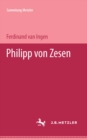 Philipp von Zesen : Sammlung Metzler, 96 - eBook