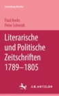 Literarische und politische Zeitschriften (1789-1805) : Sammlung Metzler, 121 - eBook