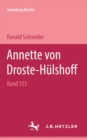 Annette von Droste-Hulshoff : Sammlung Metzler, 153 - eBook