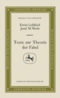 Texte zur Theorie der Fabel : Sammlung Metzler, 169 - eBook