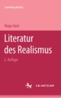 Literatur des Realismus : Sammlung Metzler, 157 - eBook
