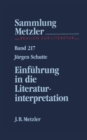 Einfuhrung in die Literaturinterpretation : Sammlung Metzler, 217 - eBook