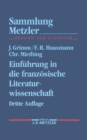 Einfuhrung in die franzosische Literaturwissenschaft : Sammlung Metzler, 148 - eBook