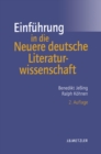 Einfuhrung in die Neuere deutsche Literaturwissenschaft - eBook