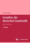 Grundriss der deutschen Grammatik : Band 2: Der Satz - eBook