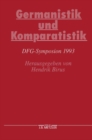 Germanistik und Komparatistik : DFG-Symposion 1993 - eBook
