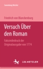 Versuch uber den Roman - eBook