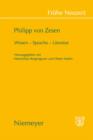 Philipp von Zesen : Wissen - Sprache - Literatur - eBook