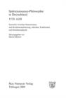 Spatrenaissance-Philosophie in Deutschland 1570-1650 : Entwurfe zwischen Humanismus und Konfessionalisierung, okkulten Traditionen und Schulmetaphysik - eBook