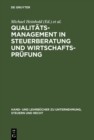 Qualitatsmanagement in Steuerberatung und Wirtschaftsprufung - eBook