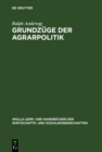 Grundzuge der Agrarpolitik - eBook