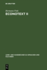 Econotext II : A Collection of Indroductory Economic Texts - eBook