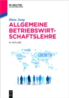 Allgemeine Betriebswirtschaftslehre - eBook