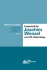 Festschrift fur Joachim Wenzel zum 65. Geburtstag - eBook