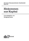 Einkommen aus Kapital - eBook