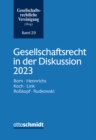 Gesellschaftsrecht in der Diskussion 2023 - eBook