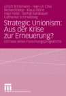 Strategic Unionism: Aus der Krise zur Erneuerung? : Umrisse eines Forschungsprogramms - eBook